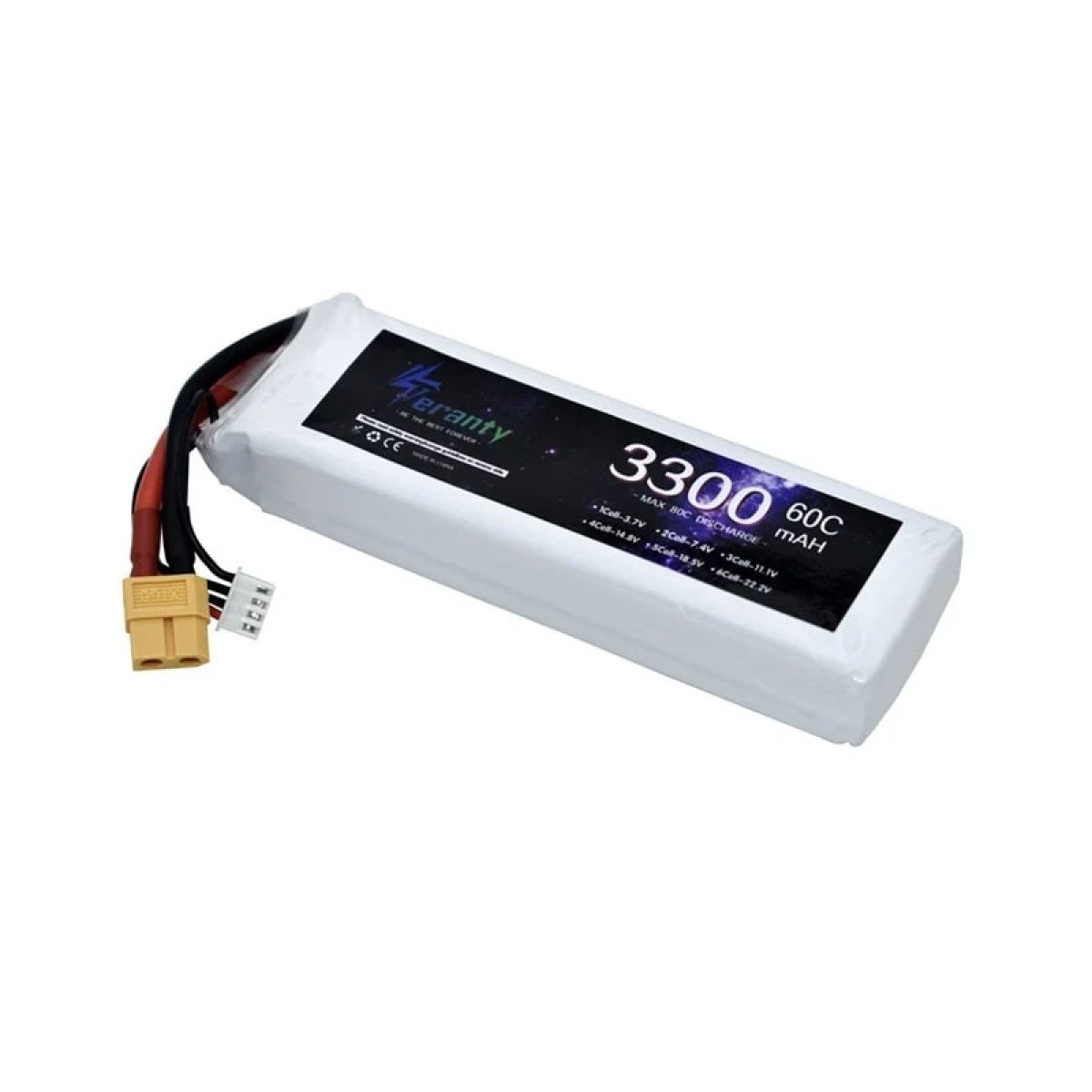 Аккумулятор LiPo 11.1V 3300mAh 60C 3S для RC машин, дронов, вертолётов, самолётов, T JST XT30 XT60 Аккумулятор LiPo 11.1V 3300mAh 60C 3S для RC машин, дронов, вертолётов, самолётов, T JST XT30 XT60