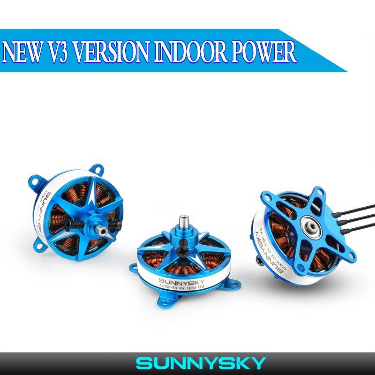 Бесколлекторный мотор Sunnysky X2302/X2304/X2305 1480kv/1600kv/1650kv CW для самолётов и мультикоптеров Бесколлекторный мотор Sunnysky X2302/X2304/X2305 1480kv/1600kv/1650kv CW для самолётов и мультикоптеров