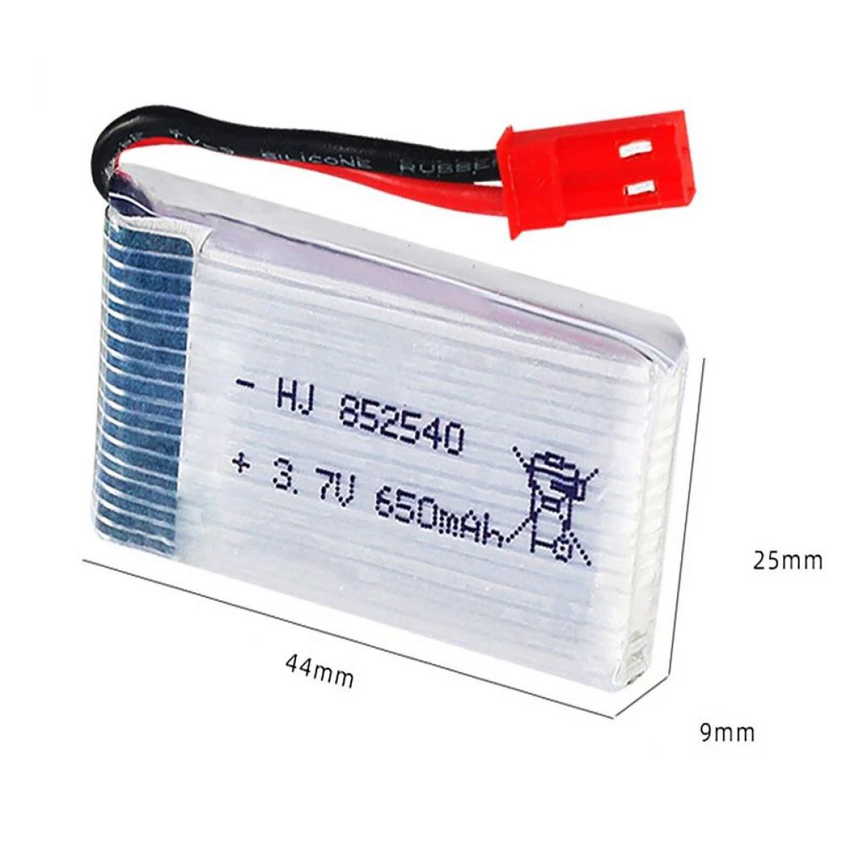 Аккумулятор LiPo 3.7В 650мАч для Syma X5c X5c-1 X5 H5c RC квадрокоптер, запасная батарея 2-6 шт Аккумулятор LiPo 3.7В 650мАч для Syma X5c X5c-1 X5 H5c RC квадрокоптер, запасная батарея 2-6 шт