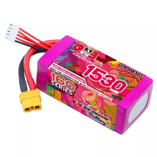 Аккумулятор GNB 4S 14.8V 1530mAh 160C/320C Lipo для квадрокоптеров RC FPV