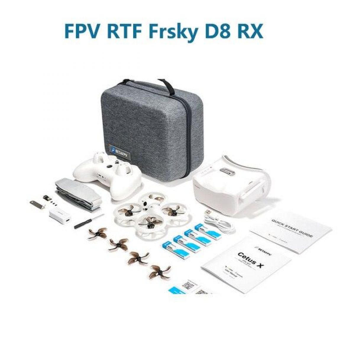 BETAFPV Cetus X FPV Kit: бесколлекторный дрон 1S 800TVL, LiteRadio 3, VR03, для новичков BETAFPV Cetus X FPV Kit: бесколлекторный дрон 1S 800TVL, LiteRadio 3, VR03, для новичков