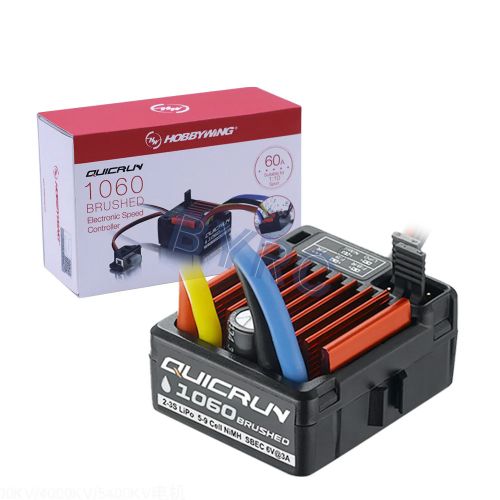 Водонепроницаемый ESC HobbyWing QuicRun 1060 60A для 1:10 RC авто, Brushed