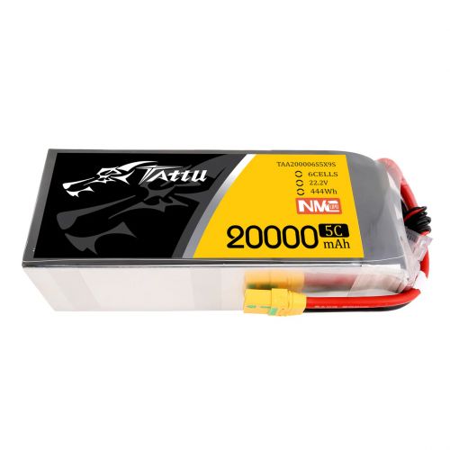 Аккумулятор Tattu NMC 20000mAh 6s 5C 22.2V Lipo с разъемом XT90S