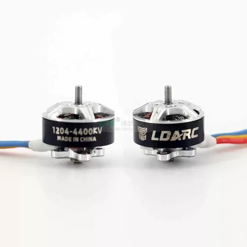 Бесколлекторный мотор LDARC 1204 4400KV для FPV-дронов 2", 3–4S LiPo, вал 1.5мм, крепление 9x9mm