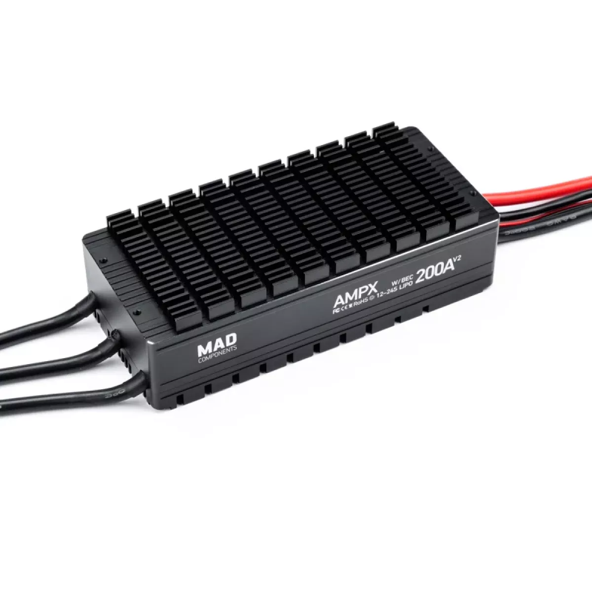 MAD AMPX 200A (12-24S) высоковольтный ESC для дронов MAD AMPX 200A (12-24S) высоковольтный ESC для дронов