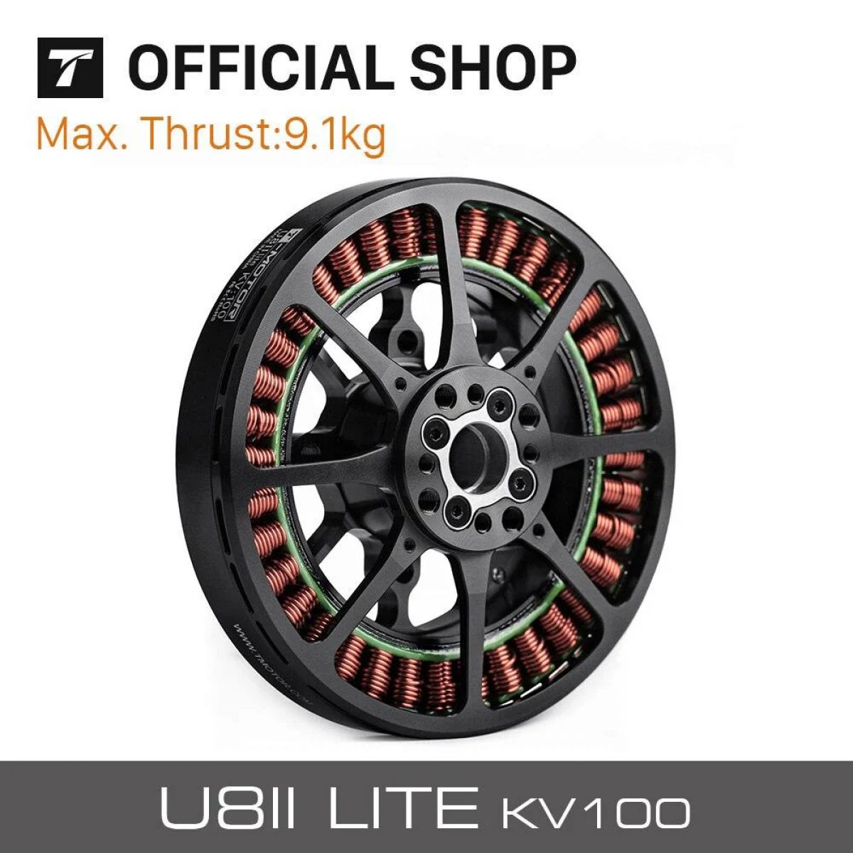 Бесколлекторный мотор T-motor U8 II Lite KV100, тяга 9.1 кг, для дрона, мультикоптера, UAV, VTOL Бесколлекторный мотор T-motor U8 II Lite KV100, тяга 9.1 кг, для дрона, мультикоптера, UAV, VTOL
