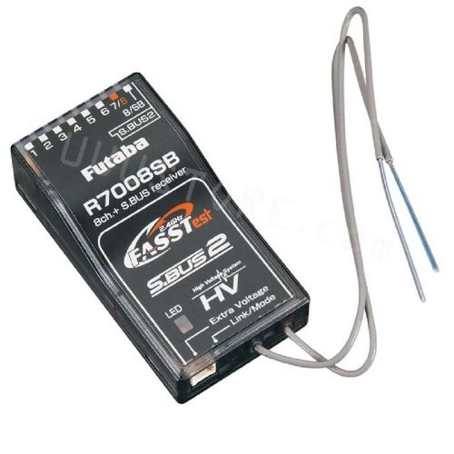 Приёмник Futaba R7008SB 8-канальный S.Bus2 SBUS FASSTest 2.4ГГц для 14SG/18MZ/18SZ FPV дронов и вертолётов