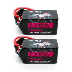 2 шт. CNHL 4S/6S 14.8В/22.2В Lipo аккумулятор XT60 1100/1300/1500mAh 100C для FPV дрона и квадрокоптера
