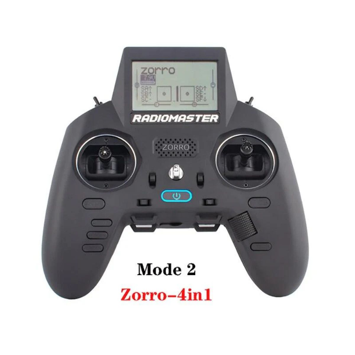 Радиопульт RadioMaster ZORRO с датчиками Холла, мультипротокол JP4in1 CC2500 ELRS, стартовый комплект Радиопульт RadioMaster ZORRO с датчиками Холла, мультипротокол JP4in1 CC2500 ELRS, стартовый комплект