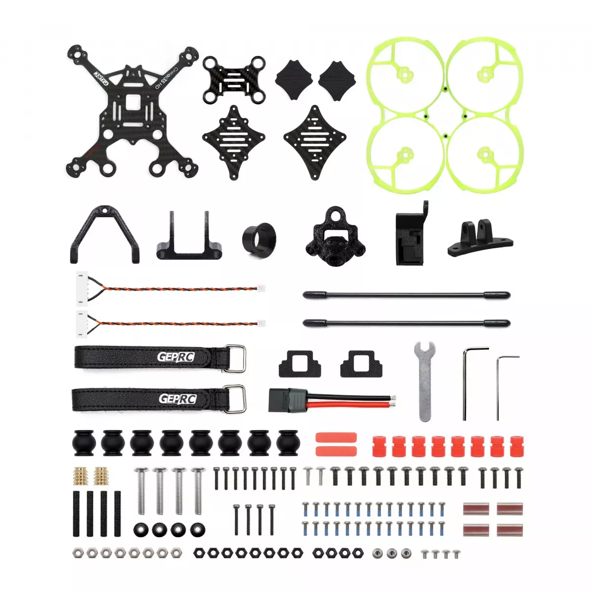 Каркас/детали GEP-CL35 Performance 3.5" FPV для квадрокоптера Каркас/детали GEP-CL35 Performance 3.5" FPV для квадрокоптера