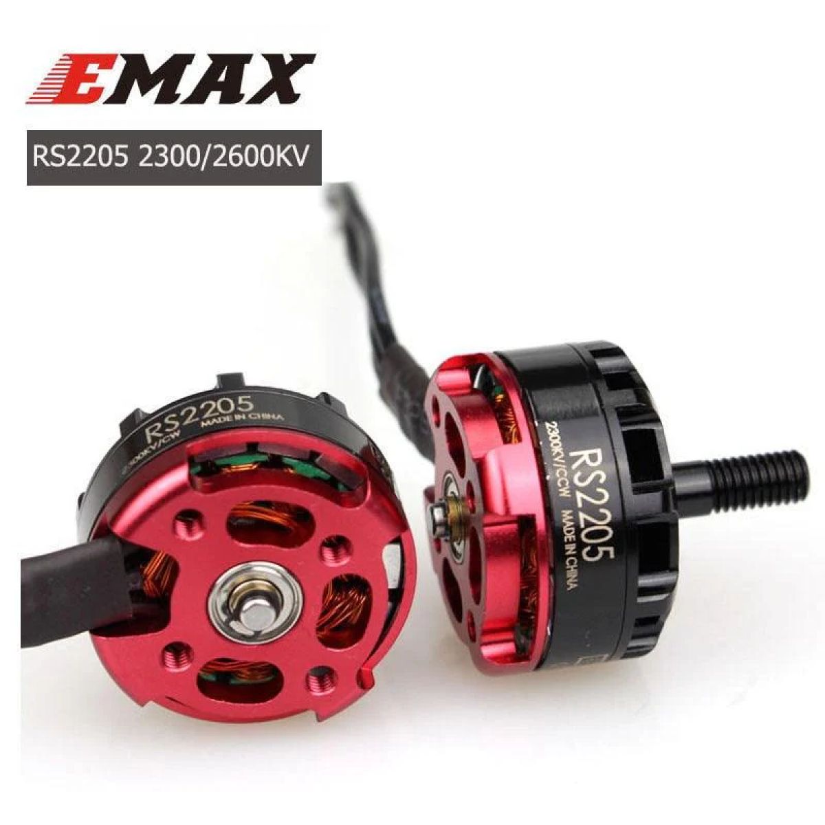 Набор 4шт. Emax RS2205 2300KV/2600KV 2205 CW/CCW Бесколлекторные моторы для FPV дрона 3-4S Набор 4шт. Emax RS2205 2300KV/2600KV 2205 CW/CCW Бесколлекторные моторы для FPV дрона 3-4S