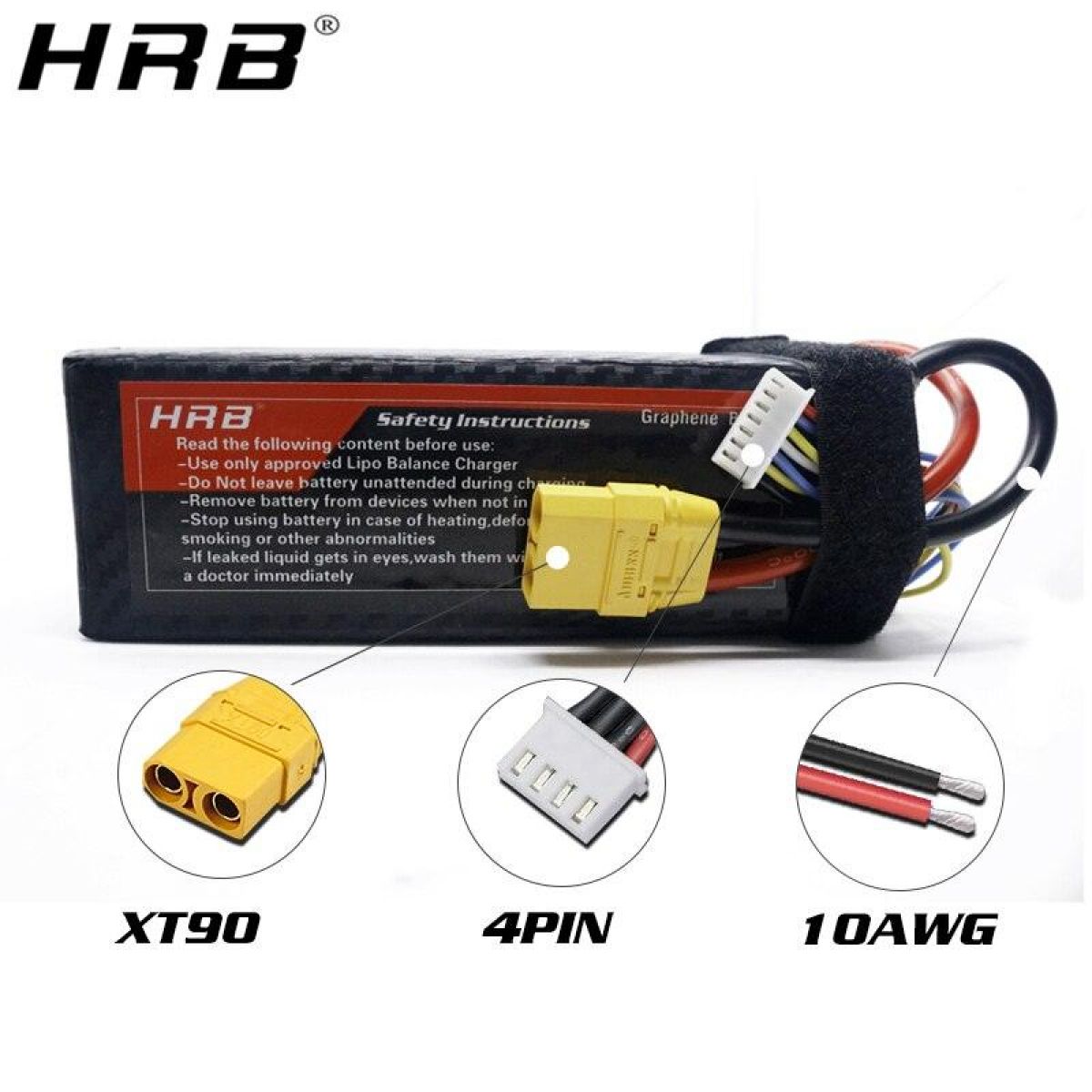 HRB Graphene 3S 11.1V 5000мАч LiPo аккумулятор 100C XT90 XT60 Deans EC5 T XT90-S для RC моделей HRB Graphene 3S 11.1V 5000мАч LiPo аккумулятор 100C XT90 XT60 Deans EC5 T XT90-S для RC моделей