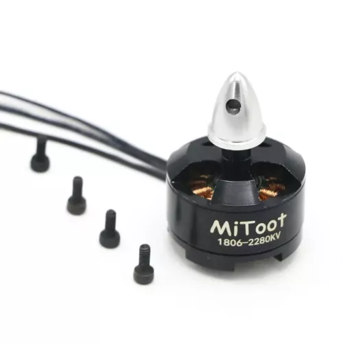 Бесколлекторный мотор Mitoot 1806 2280KV 2-3S CW/CCW для FPV дронов QAV250/260
