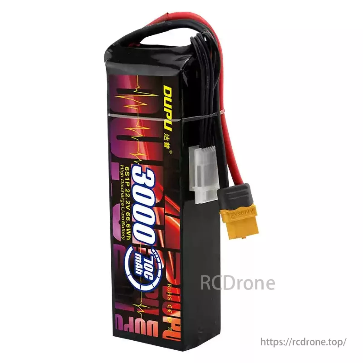 Аккумулятор DUPU LiPo 3S/4S/6S 3000мАч 35C/60C/70C для дрона, вертолёта, самолёта, игрушек Аккумулятор DUPU LiPo 3S/4S/6S 3000мАч 35C/60C/70C для дрона, вертолёта, самолёта, игрушек