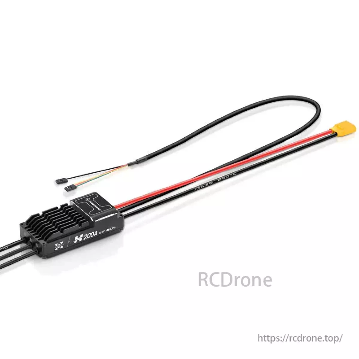Контроллер скорости Hobbywing XRotor Pro H200A 14S ESC BLDC/FOC 100A/200A для дрона и VTOL Контроллер скорости Hobbywing XRotor Pro H200A 14S ESC BLDC/FOC 100A/200A для дрона и VTOL