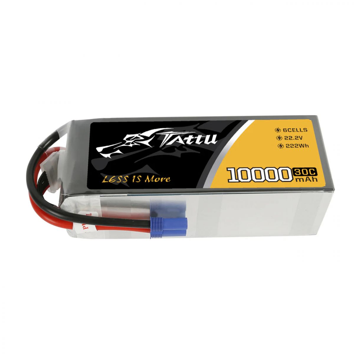 Аккумулятор Tattu G-Tech 6S 10000мАч 30C 22.2В LiPo с разъёмом EC5 для БПЛА Аккумулятор Tattu G-Tech 6S 10000мАч 30C 22.2В LiPo с разъёмом EC5 для БПЛА