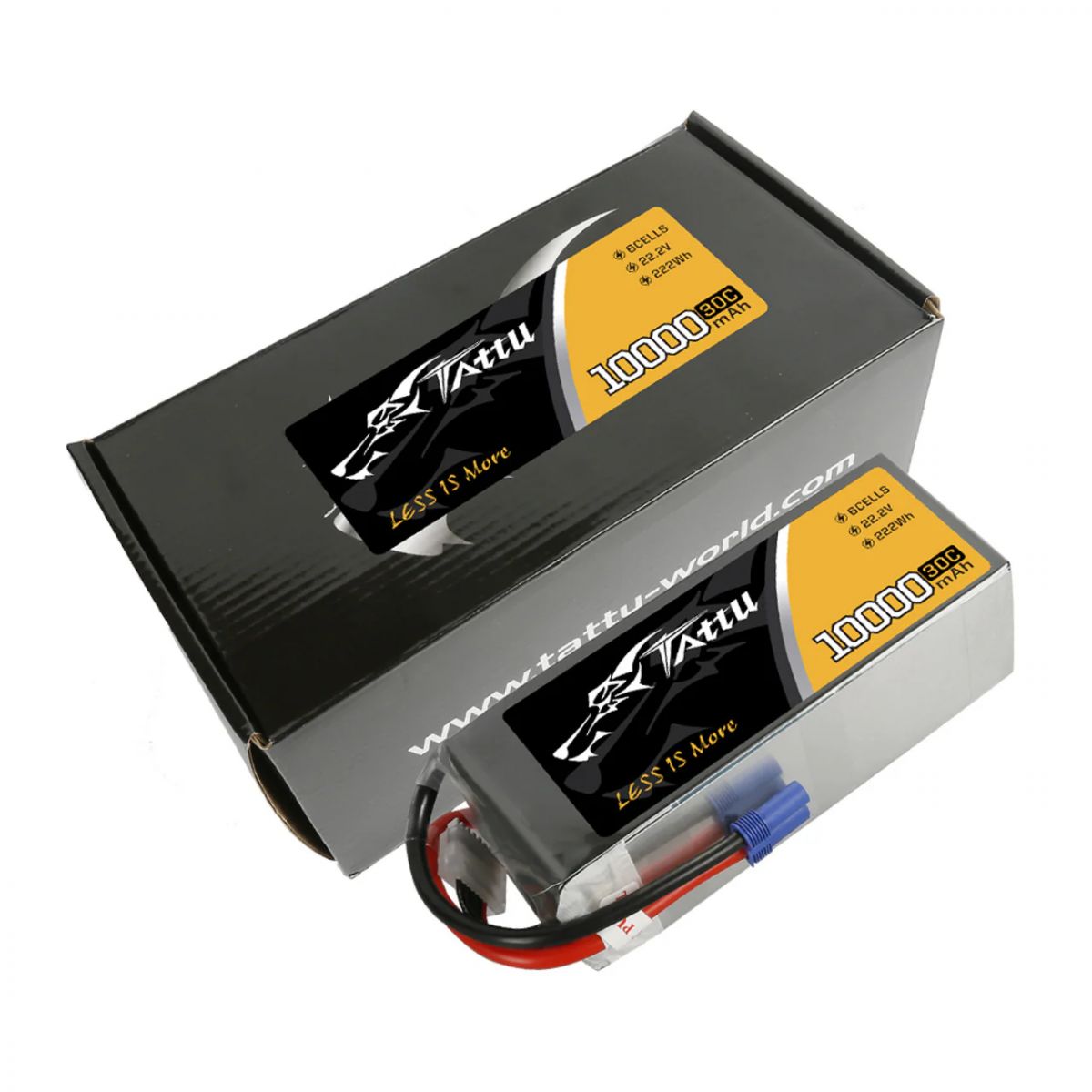 Аккумулятор Tattu G-Tech 6S 10000мАч 30C 22.2В LiPo с разъёмом EC5 для БПЛА Аккумулятор Tattu G-Tech 6S 10000мАч 30C 22.2В LiPo с разъёмом EC5 для БПЛА