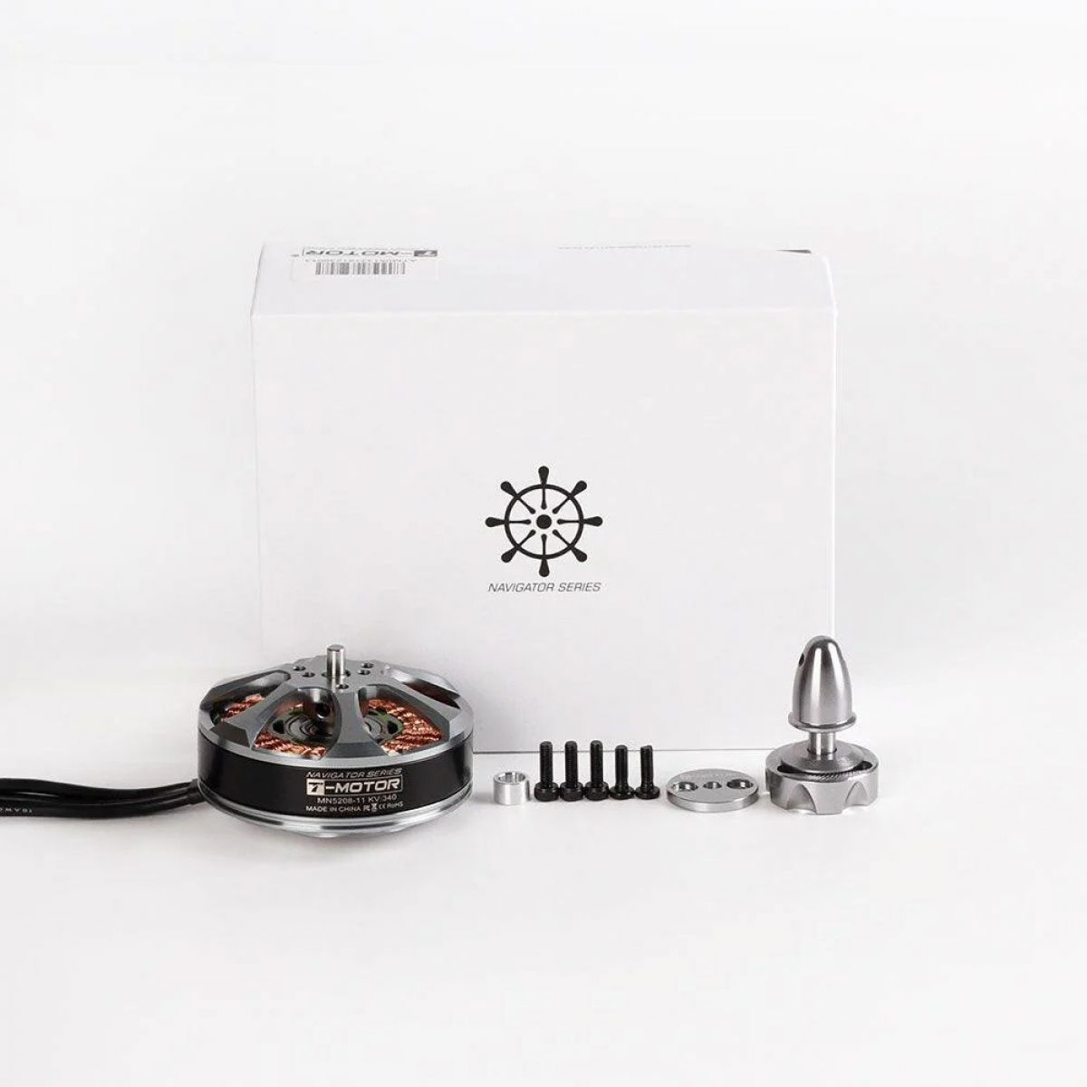 Бесколлекторный мотор T-Motor MN5208 KV340 с фиксацией позиции, 4.1 кг тяги для UAV, квадрокоптеров, мультикоптеров Бесколлекторный мотор T-Motor MN5208 KV340 с фиксацией позиции, 4.1 кг тяги для UAV, квадрокоптеров, мультикоптеров