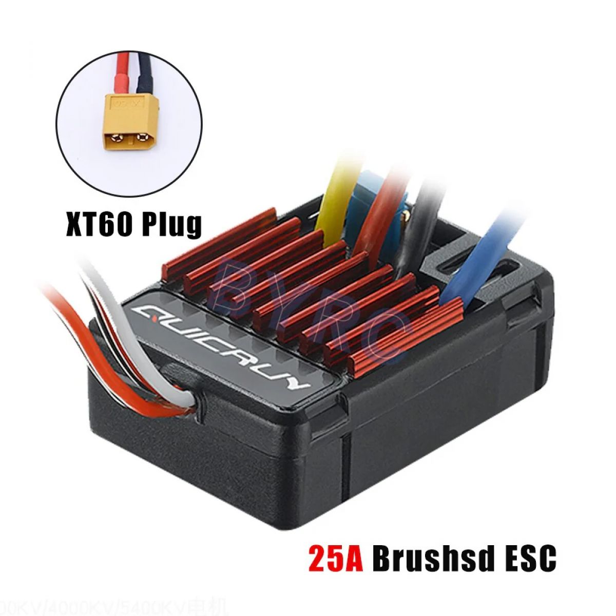 Регулятор скорости Hobbywing QuicRun 1625 25A Brushed ESC для 1/16, 1/18 моделей Регулятор скорости Hobbywing QuicRun 1625 25A Brushed ESC для 1/16, 1/18 моделей