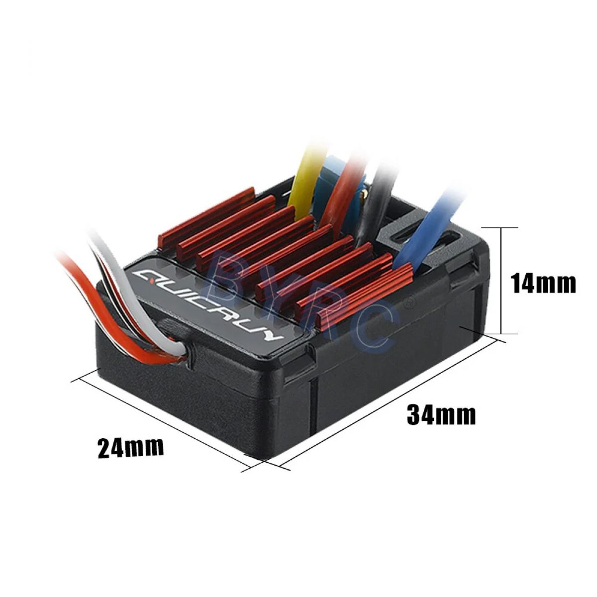 Регулятор скорости Hobbywing QuicRun 1625 25A Brushed ESC для 1/16, 1/18 моделей Регулятор скорости Hobbywing QuicRun 1625 25A Brushed ESC для 1/16, 1/18 моделей