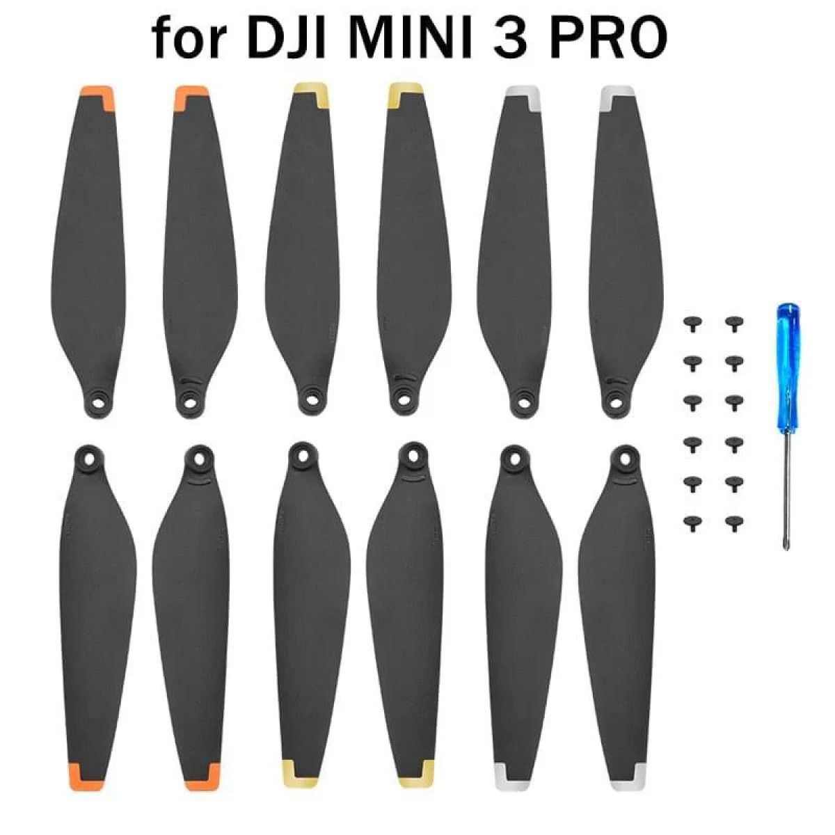 1 пара пропеллеров для DJI MINI 3 PRO, легкие запасные лопасти 6030, аксессуары для дрона 1 пара пропеллеров для DJI MINI 3 PRO, легкие запасные лопасти 6030, аксессуары для дрона