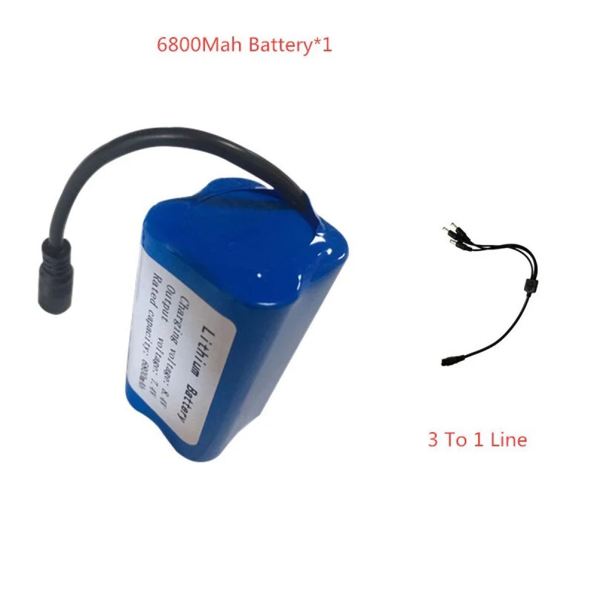 Аккумулятор 7.4В 13600mAh/6800mAh для T188-T888 2011-5 V007 C18 H18 V18 D18B FX88 радиоуправляемой лодки Аккумулятор 7.4В 13600mAh/6800mAh для T188-T888 2011-5 V007 C18 H18 V18 D18B FX88 радиоуправляемой лодки