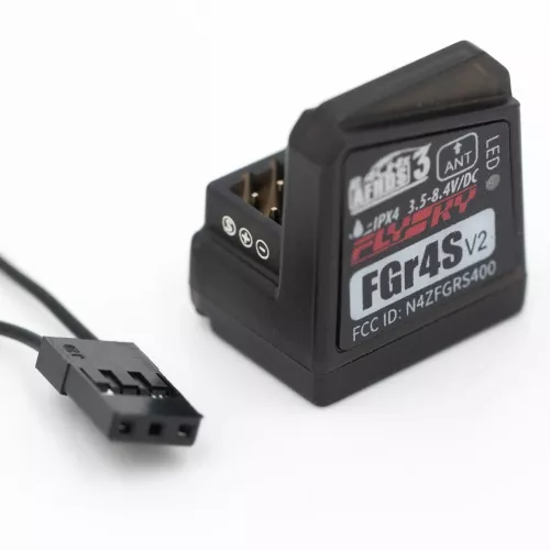 Flysky FGR4S V2 — приёмник AFHDS, однодиапазонный, PWM/PPM/iBUS, для пульта Flysky NB4 PL18