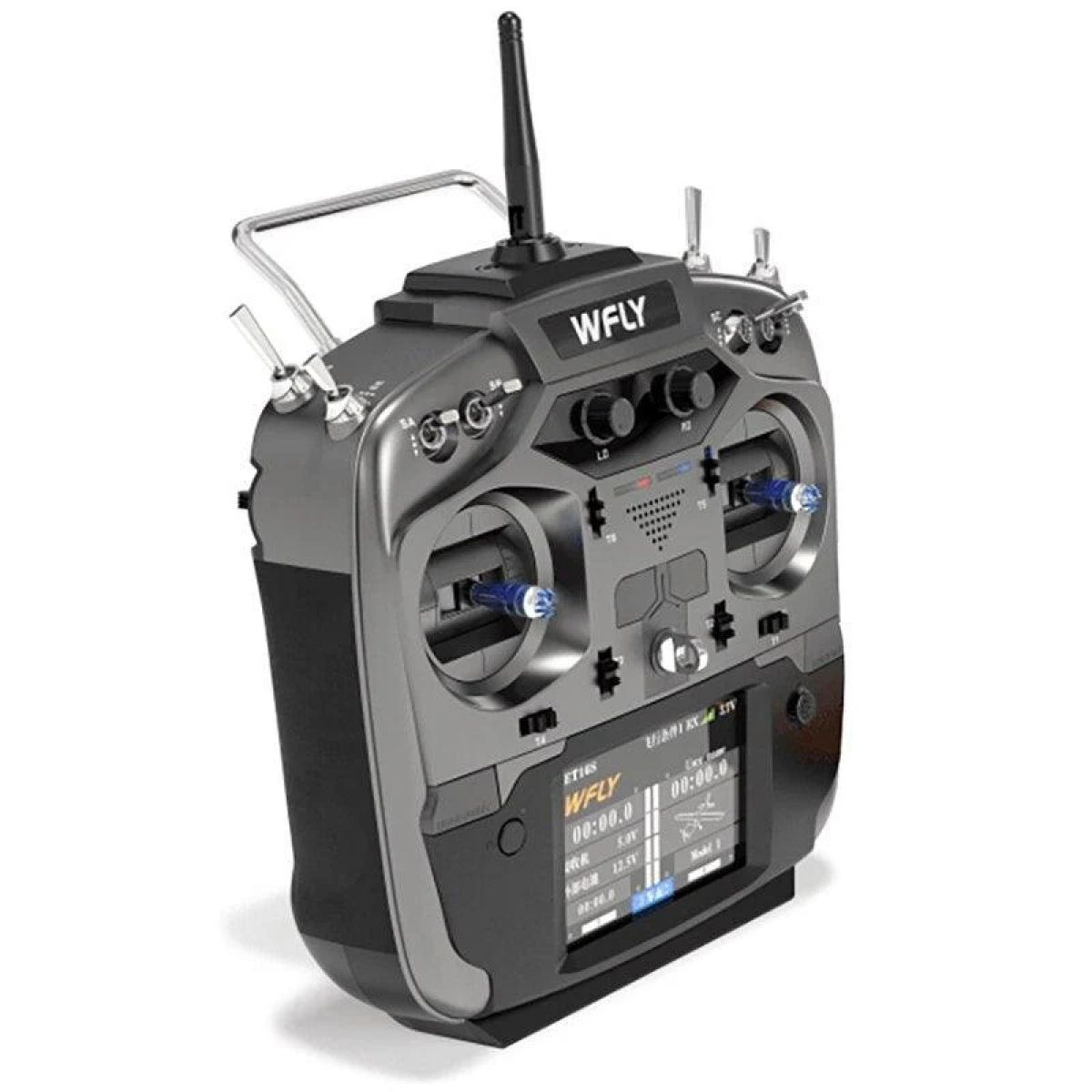 Аппаратура WFLY ET16S 16 каналов, холловые стики, FPV, дальнобойный пульт для дрона Аппаратура WFLY ET16S 16 каналов, холловые стики, FPV, дальнобойный пульт для дрона