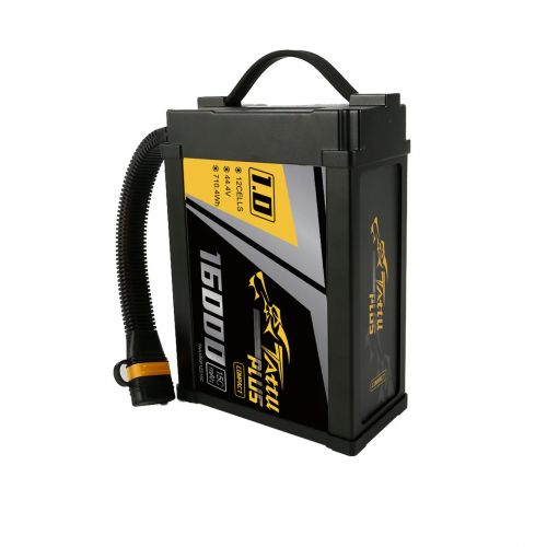 Tattu Plus 1.0 Компакт 16000мАч 44.4В 15C 12S1P LiPo смарт-аккумулятор с разъёмом AS150U
