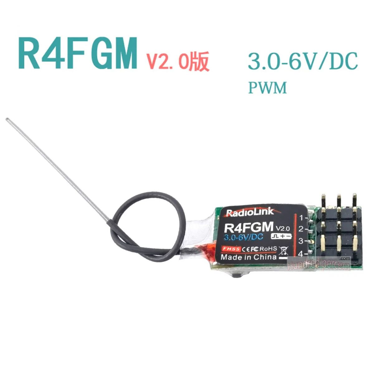 Приёмник Radiolink 2.4ГГц 6CH с гироскопом для RC4GS/R6FG V5/R7FG V1.4/R6F V4/R4FMG V2.0/R8FG/RCC6GS V3 Приёмник Radiolink 2.4ГГц 6CH с гироскопом для RC4GS/R6FG V5/R7FG V1.4/R6F V4/R4FMG V2.0/R8FG/RCC6GS V3