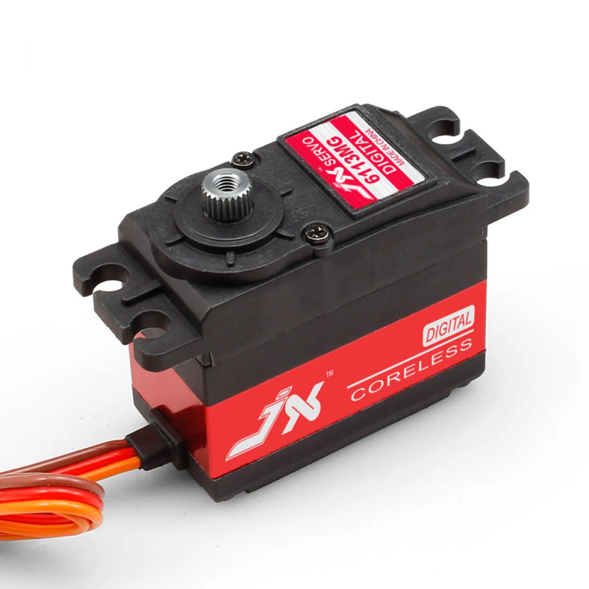 JX Servo PDI-6113MG — цифровой корлесс-сервопривод 13 кг, металлические шестерни, стандартный JX Servo PDI-6113MG — цифровой корлесс-сервопривод 13 кг, металлические шестерни, стандартный