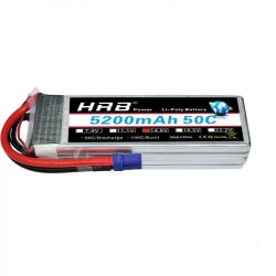 HRB 14.8V Lipo аккумулятор 4S 5200mAh 50C T Deans XT60 XT90 EC5 для RC самолётов, авто, лодок