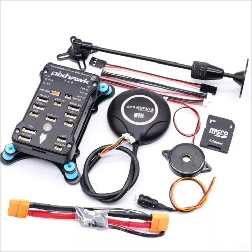 Pixhawk PX4 с GPS M9N — 32-битный полётный контроллер PIX 2.4.8, автопилот, квадрокоптер, I2C, PPM, RC