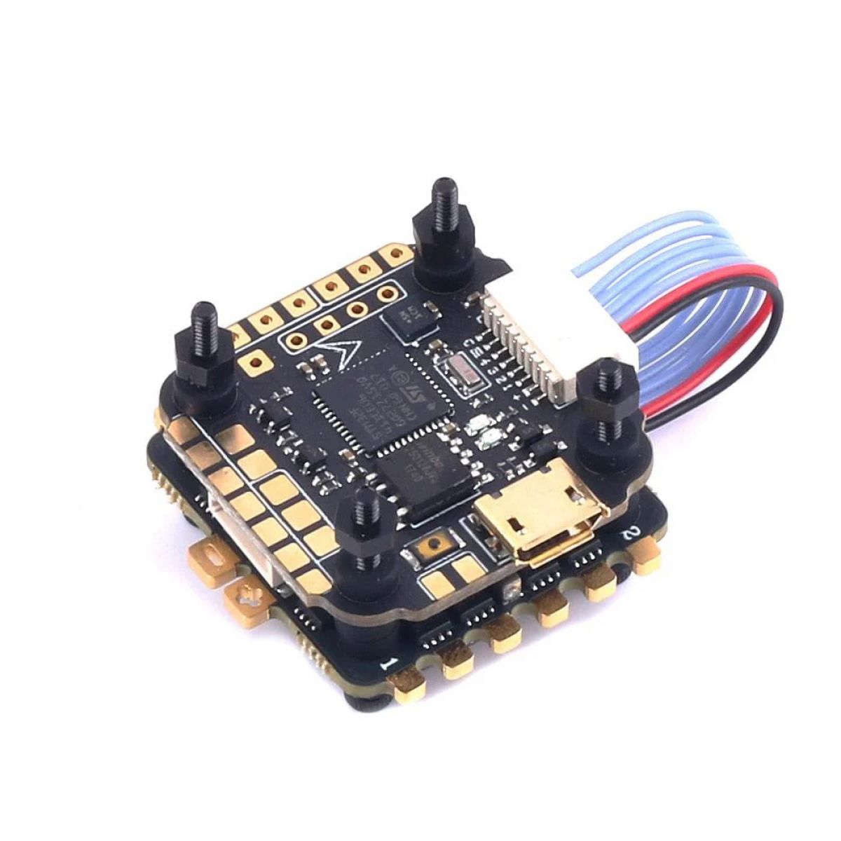 Skystars F411 Mini HD полетный контроллер + KO40 40A 3–6S ESC стек 20x20 мм для FPV дронов Betaflight Skystars F411 Mini HD полетный контроллер + KO40 40A 3–6S ESC стек 20x20 мм для FPV дронов Betaflight