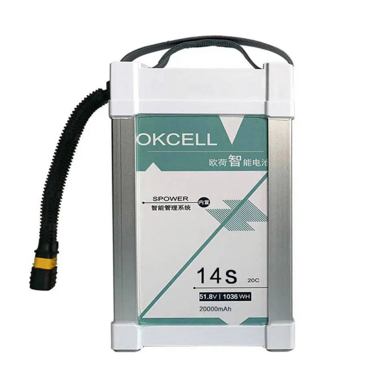 OKCELL 51.8В 14S 20000мАч 28000мАч 20C умная батарея для сельскохозяйственного дрона OKCELL 51.8В 14S 20000мАч 28000мАч 20C умная батарея для сельскохозяйственного дрона