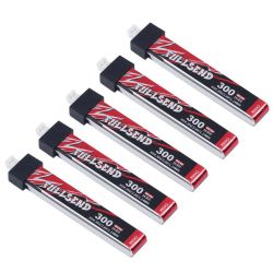 Аккумулятор iFlight Fullsend 1S 300mAh 40C HV JST-PH2.0 для Alpha A65 Tiny Whoop FPV, 5 шт.