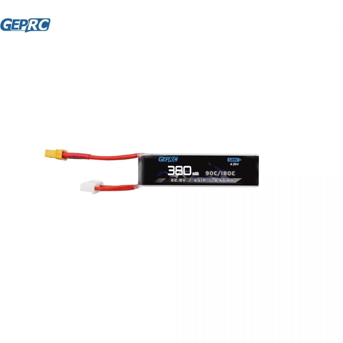 Аккумулятор GEPRC 6S 380mAh 90/180C HV 3.8V/4.35V для FPV дронов 2-3 дюйма, аксессуары Аккумулятор GEPRC 6S 380mAh 90/180C HV 3.8V/4.35V для FPV дронов 2-3 дюйма, аксессуары