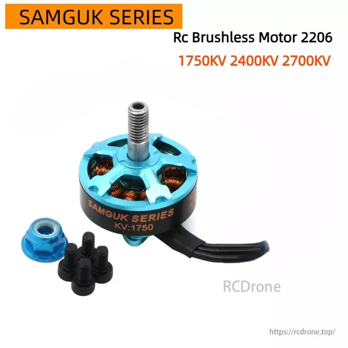 Бесколлекторный мотор Samguk 2206 2400KV/2700KV/1750KV для 3-6S FPV дрона мультикоптера Бесколлекторный мотор Samguk 2206 2400KV/2700KV/1750KV для 3-6S FPV дрона мультикоптера