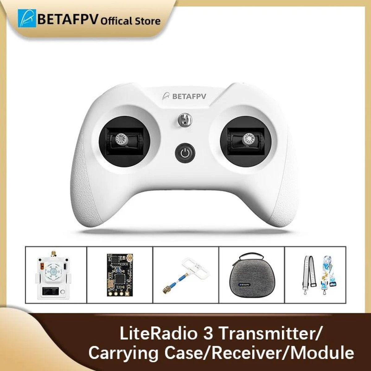 Пульт BETAFPV LiteRadio 3/2 SE ExpressLRS 8 каналов 2.4G для дронов Cetus PRO FPV Пульт BETAFPV LiteRadio 3/2 SE ExpressLRS 8 каналов 2.4G для дронов Cetus PRO FPV