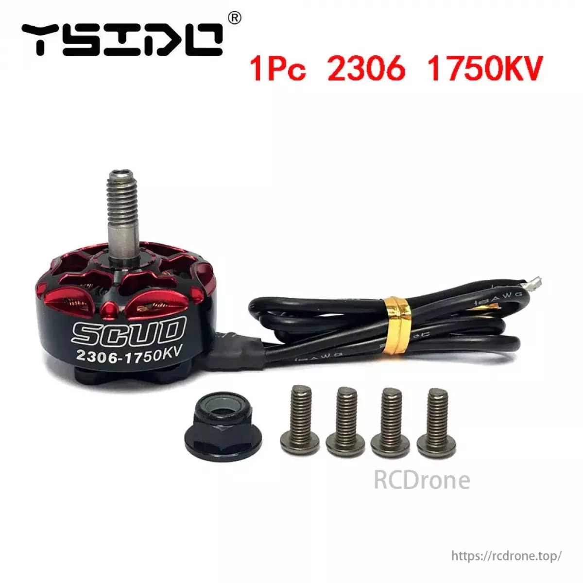 Бесколлекторный мотор YSIDO SCUD 2207/2306 1750KV/1850KV/2500KV/2550KV 3–6S для FPV дронов 5"/6" Бесколлекторный мотор YSIDO SCUD 2207/2306 1750KV/1850KV/2500KV/2550KV 3–6S для FPV дронов 5"/6"