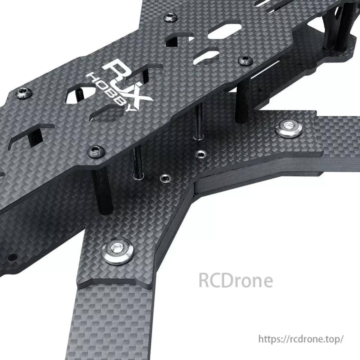 Карбоновая рама RJXHOBBY X Model 3K 15" с 7 мм лучами для дальнолетных FPV дронов Карбоновая рама RJXHOBBY X Model 3K 15" с 7 мм лучами для дальнолетных FPV дронов