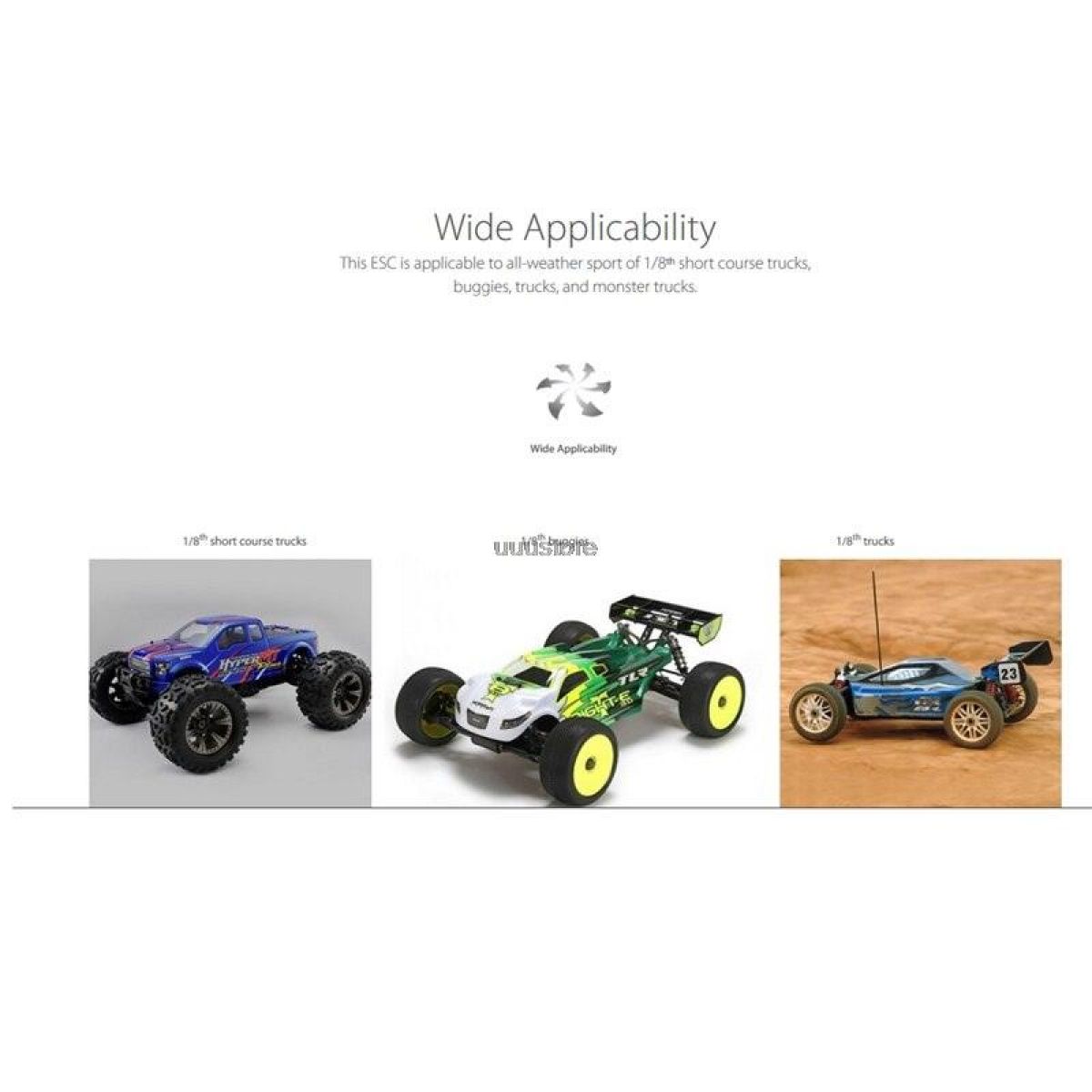 Hobbywing Quicrun 8BL150 ESC — бесколлекторный водонепроницаемый 150A ESC для 1/8 RC автомобилей Hobbywing Quicrun 8BL150 ESC — бесколлекторный водонепроницаемый 150A ESC для 1/8 RC автомобилей