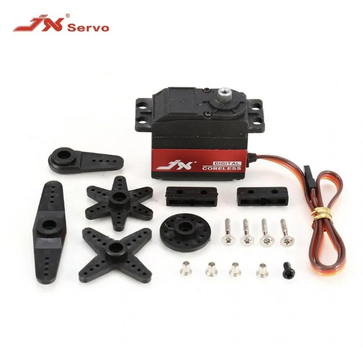 JX Servo PDI-6110MG — цифровой стандартный сервопривод с металлическими шестернями и coreless мотором JX Servo PDI-6110MG — цифровой стандартный сервопривод с металлическими шестернями и coreless мотором