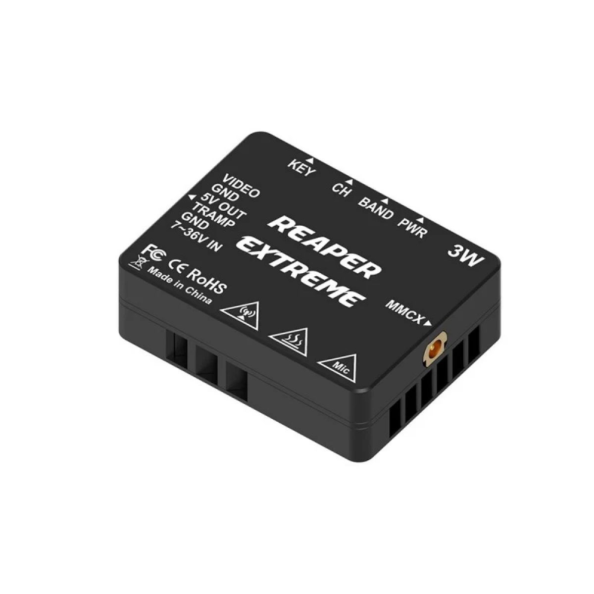 Foxeer Reaper Extreme V2 3W 80CH VTX, видеопередатчик 4.9~6 ГГц Foxeer Reaper Extreme V2 3W 80CH VTX, видеопередатчик 4.9~6 ГГц