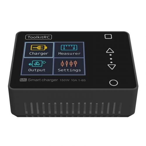 ToolkitRC M6 Зарядное устройство DC 150W 10A LCD 2S-6S Lipo Balance Charger Discharger для FPV дронов