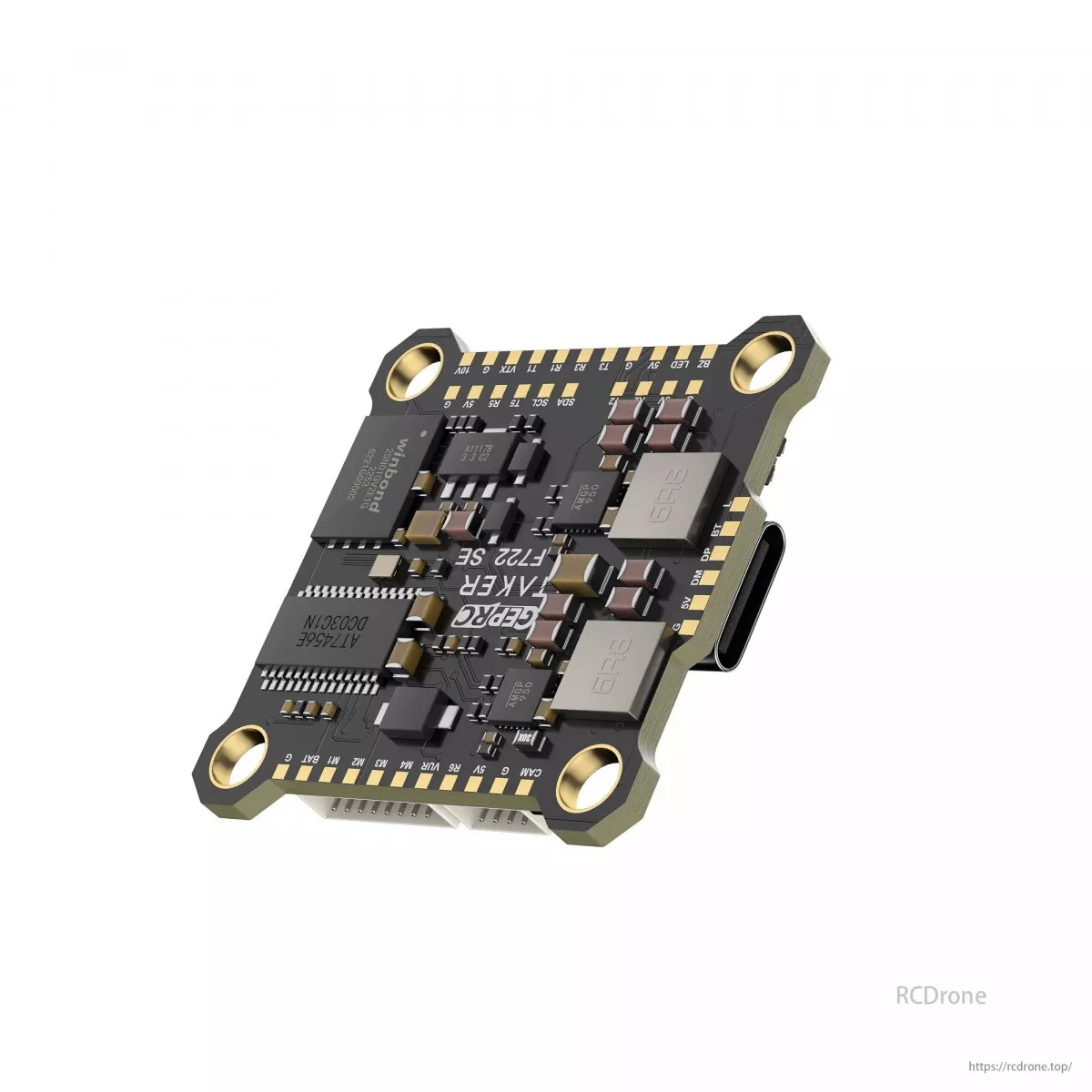 Полётный контроллер GEPRC TAKER F722 SE — STM32F722, 6 UART, 2–6S, MPU6000, Dual BEC, 25.5x25.5мм для FPV дронов Полётный контроллер GEPRC TAKER F722 SE — STM32F722, 6 UART, 2–6S, MPU6000, Dual BEC, 25.5x25.5мм для FPV дронов
