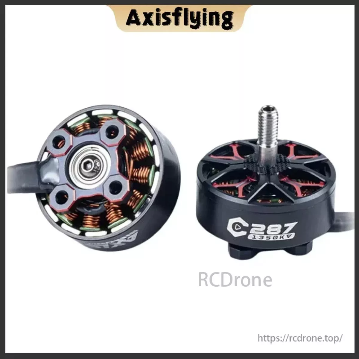 Бесколлекторный мотор AxisFlying C287 2807.5 1350KV/1750KV 4–6S для Cinewhoop и Long Range дронов Бесколлекторный мотор AxisFlying C287 2807.5 1350KV/1750KV 4–6S для Cinewhoop и Long Range дронов