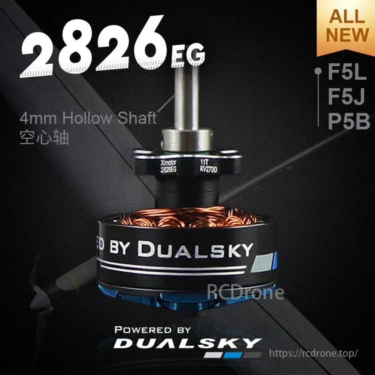 Бесколлекторный мотор Dualsky XM2826EG 2826 2700KV/2130KV/1580KV для F5K F5L P5B, FPV планеров Бесколлекторный мотор Dualsky XM2826EG 2826 2700KV/2130KV/1580KV для F5K F5L P5B, FPV планеров