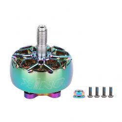 Бесколлекторный мотор iFlight XING2 2207 1950KV RAINBOW Unibell с валом 5мм из титана для FPV