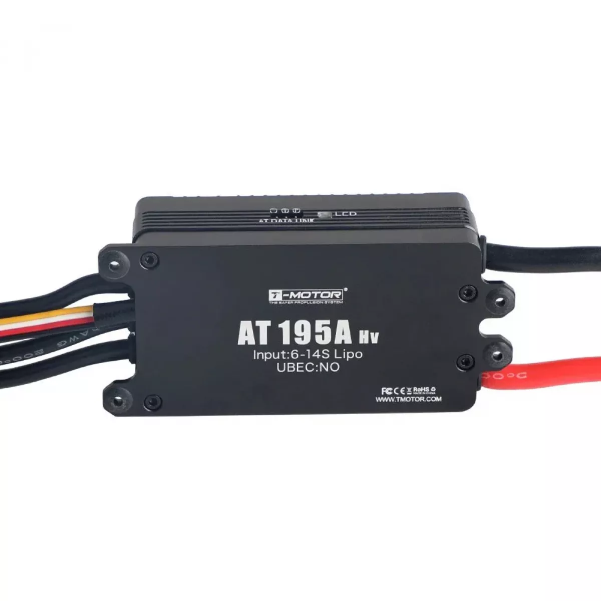 Регулятор скорости T-MOTOR AT195A ESC для VTOL 2.2-4.6м, взлёт 25-60кг, LCD-индикация параметров Регулятор скорости T-MOTOR AT195A ESC для VTOL 2.2-4.6м, взлёт 25-60кг, LCD-индикация параметров